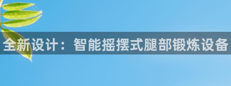 fb体育集团：全新设计：智能摇摆式腿部锻炼设备